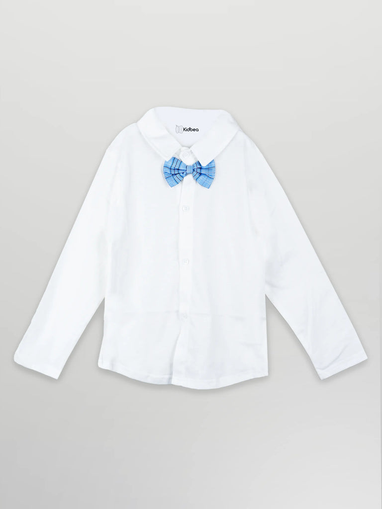 Baby Boy Checked Waistcoat Suit Set | Formal Shirt, Pants, Waist, Cap & Bow