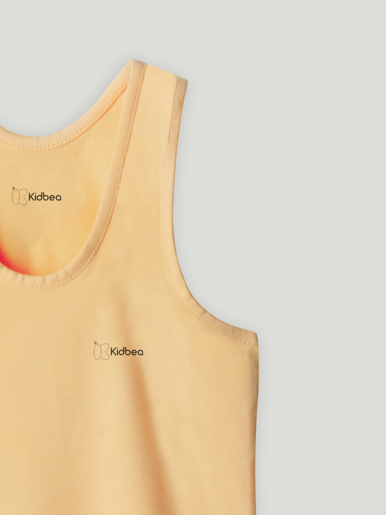 Peach Bamboo Vest for Boys – Soft Lightweight & Breathable