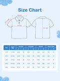 Boys Bamboo Fabric Cream Polo T-Shirt