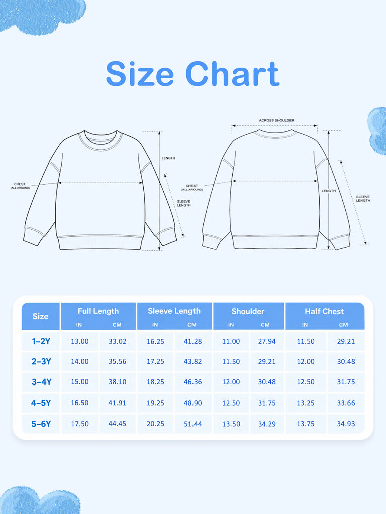 BambooTEC™ Bamboo Boys Sweatshirt – White & Red 04 Graphic Full-Sleeve Crewneck