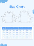 BambooTEC™ Bamboo Boys Sweatshirt – White & Red 04 Graphic Full-Sleeve Crewneck