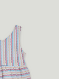 Baby Girls Multicolor Stripe Summer Frock | 100% Organic Cotton