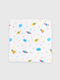 Kidbea Muslin Ultra Soft doubled layer Napkin Multicolor - Pack of 2 | Butterfly & Space