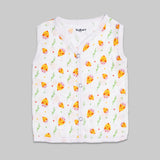 Muslin Cotton Jhablas Pack of 3 | Tiger , Rainbow  & Cute chick | Assorted | Print May Vary