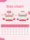 Unisex Cotton Kids Sweatshirt – White Christmas Print Full-Sleeve Sweatshirt