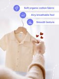 Light Organic cotton Shirt & Pant Off-White Co-ord Set