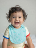 Tiny Joy - Baby Welcome Hamper Gift Set – Romper, Co-ord Set, Jhablas, Bib, Muslin Napkins & Soft Toy