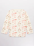 Organic Cotton Unisex Baby Co-ord Set – Soft Breathable Dog Print Full Sleeve T-shirt & Pyjama for Infants