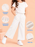 Unisex Denim Jeans – Comfortable Wide-Leg Jeans with Pockets