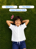 Boys Linen Cotton White Shirt