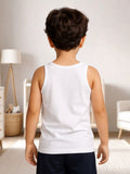 White Bamboo Vest for Boys – Soft Lightweight & Breathable
