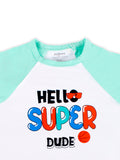 Bamboo Soft Fabric T-Shirt For Baby Boy | Super Dude