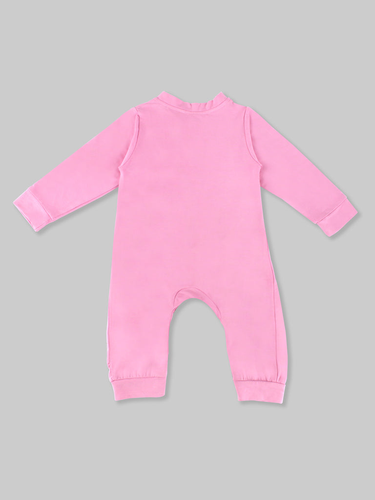 Bamboo Soft Fabric Romper For Baby Girl | Joy pink romper