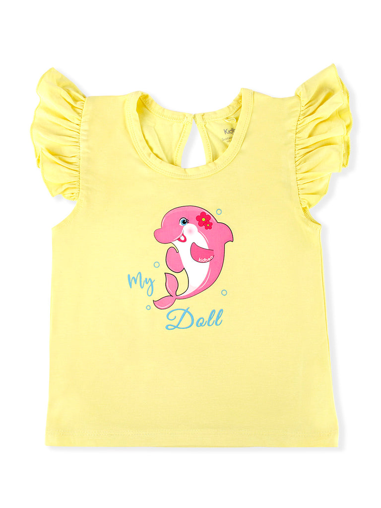 Bamboo Soft Fabric Top For Baby Girl | My Doll