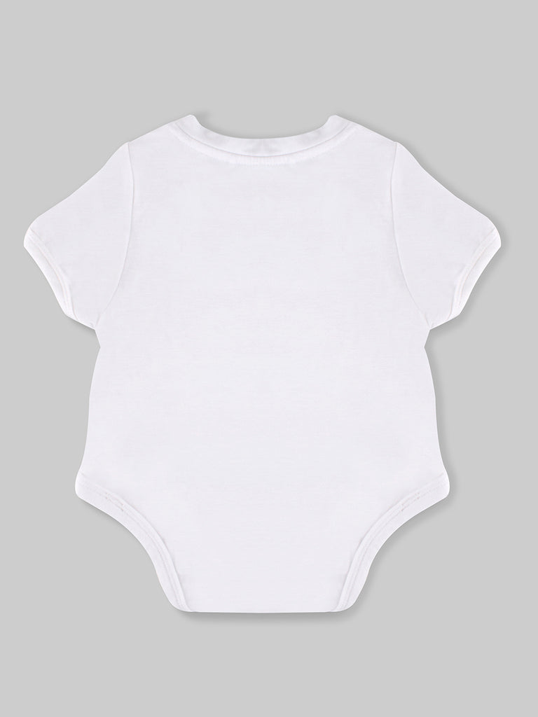 Bamboo Soft Fabric Onesie For Baby Girl | White Babe Squad