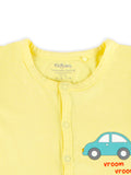Bamboo Soft Fabric Onesie For Baby Boy | Vroom Car