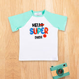 Bamboo Soft Fabric T-Shirt For Baby Boy | Super Dude
