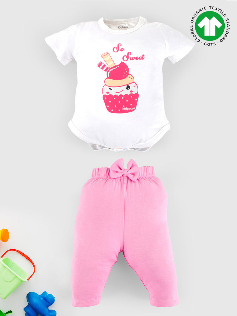 Bamboo 2Pc Sets- Onsie with Pants | Ice Cream