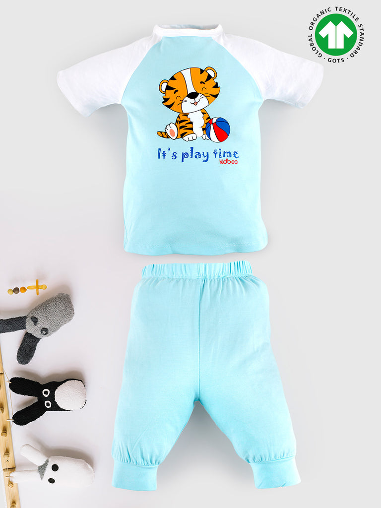 Bamboo 2Pc Sets- Onsie with Pants | Tiger Print