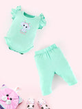 Bamboo 2Pc Sets- Onsie with Pants | Elephant