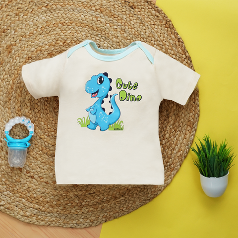 Bamboo Soft Fabric T-shirt For Baby Boy | Sand Dino