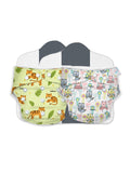 Pack OF 2 | Junior Adjustable Baby Cloth Diaper For 5Kg-17Kg | 03 months to 3 years