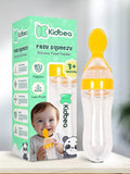 Kidbea Baby Feeding Spoon for Infant Baby 3 Months Plus (Pink , Yellow , Blue & Green)